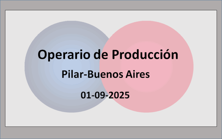 Operario de Producción