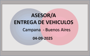 Asesor de Entregas de Vehículos 0km - Campana