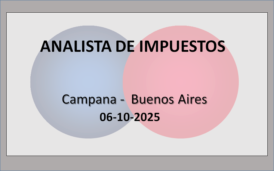 ANALISTA DE IMPUESTOS