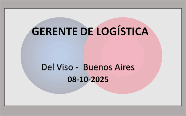 Gerente de Logística