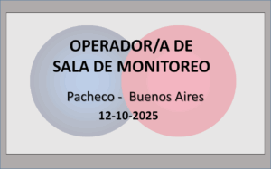Operador/a de Sala de Monitoreo