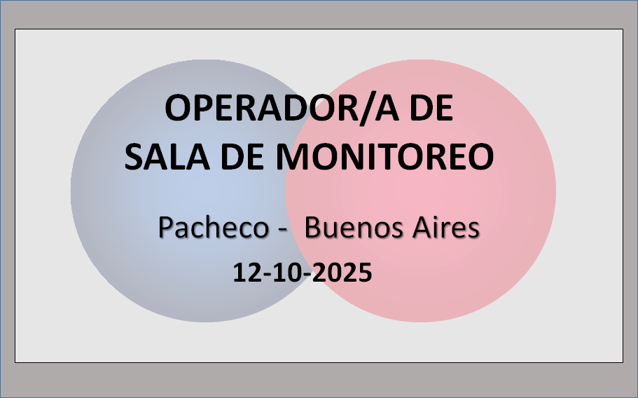 Operador/a de Sala de Monitoreo