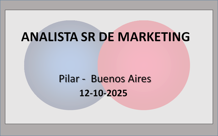 Analista Sr de Marketing