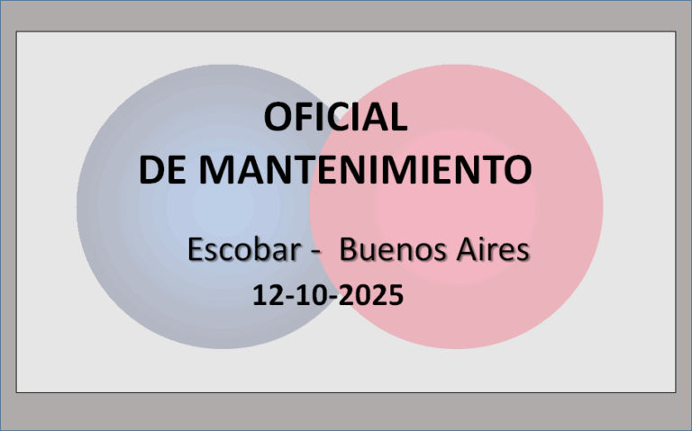 Oficial de Mantenimiento