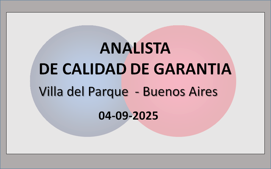 Analista de Calidad de Garantía