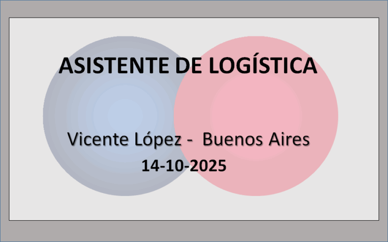 Asistente de Logística
