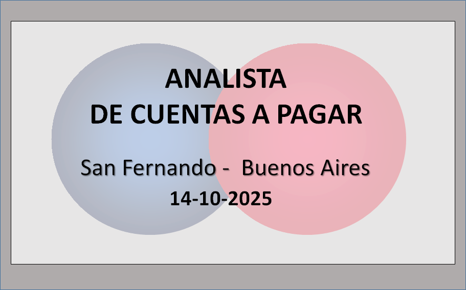 Analista de Cuentas a Pagar