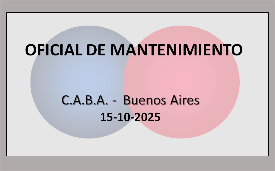Oficial de Mantenimiento