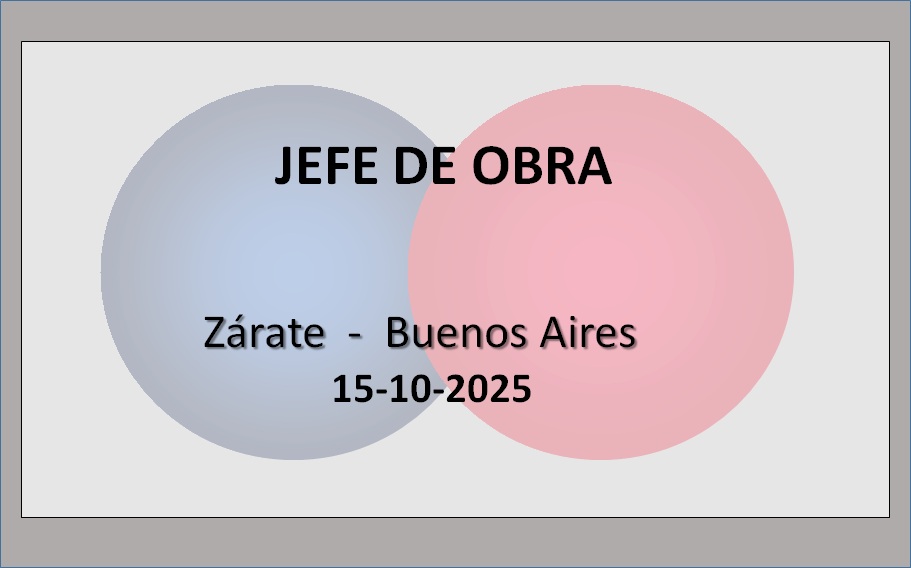 JEFE DE OBRA