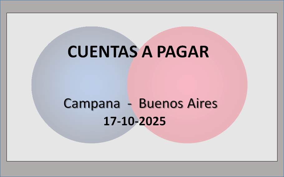 Cuentas a Pagar