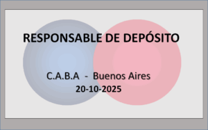 Responsable de Depósito