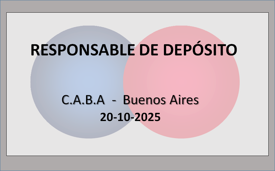 Responsable de Depósito