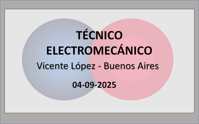 Técnico Electromecánico