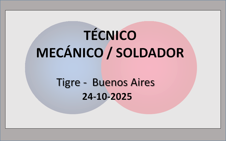 Técnico Mecánico / Soldador