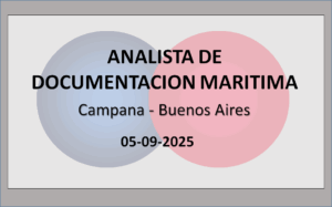 ANALISTA DE DOCUMENTACION MARITIMA