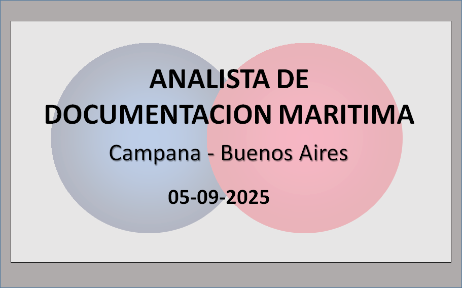 ANALISTA DE DOCUMENTACION MARITIMA