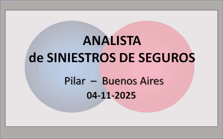 Analista de Siniestros de Seguros