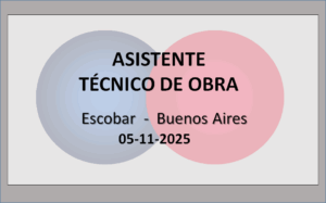 Coordinador de Contratistas / Asistente Técnico de Obra