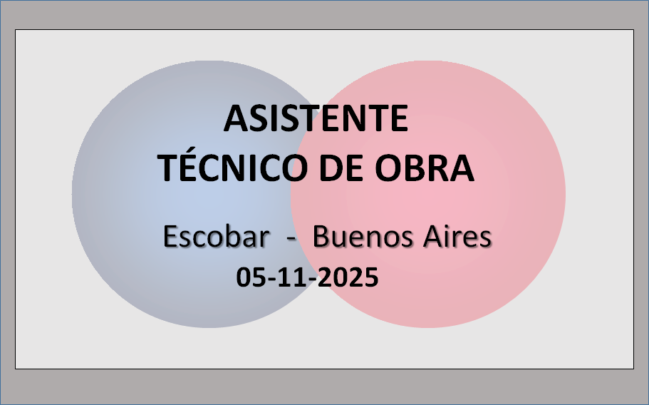 Coordinador de Contratistas / Asistente Técnico de Obra