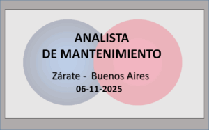 Analista de Mantenimiento