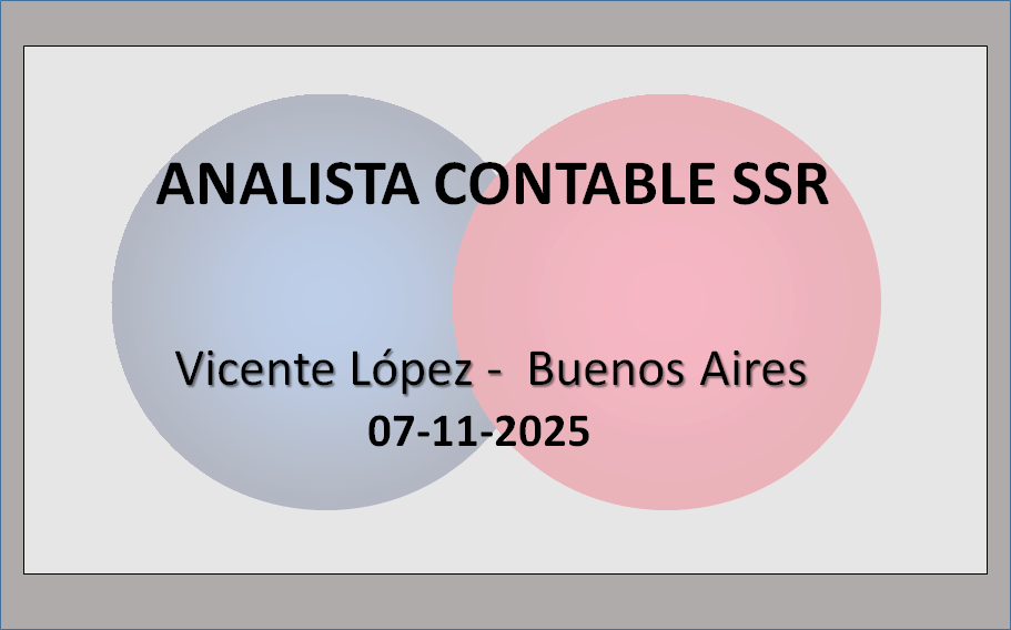 Analista contable SSr