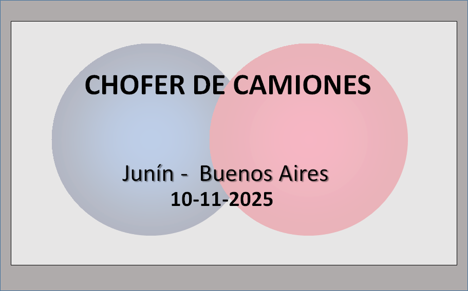 Chofer de Camiones