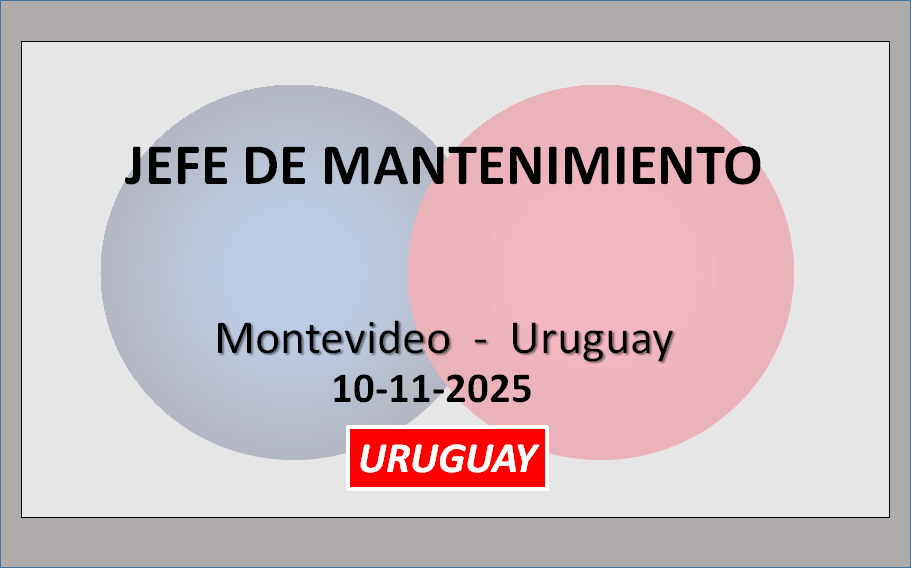 Jefe de Mantenimiento