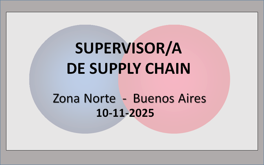 Supervisor/a de Almacenamiento/ Logística e Inventarios