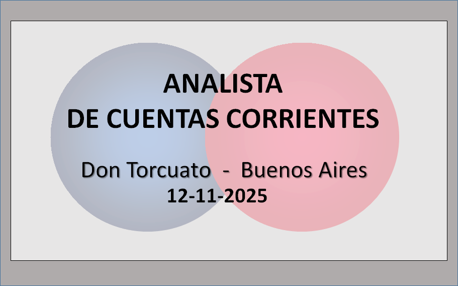 Analista de Cuentas Corrientes