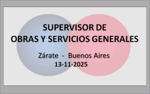 Supervisor de Obras y Servicios Generales