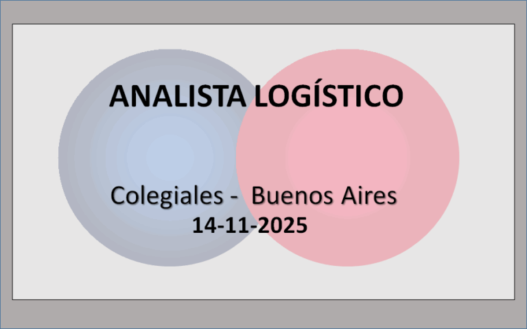 Analista Logístico
