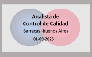 Analista de Control de Calidad