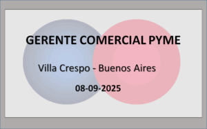 Gerente Comercial PYME