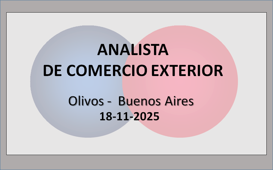 Analista de Comercio Exterior
