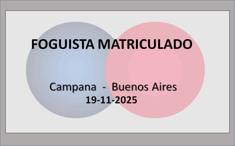 Foguista Matriculado