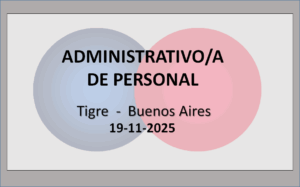 Administrativo/a de Personal