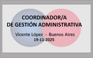Coordinador/a de Gestión Administrativa de Ventas