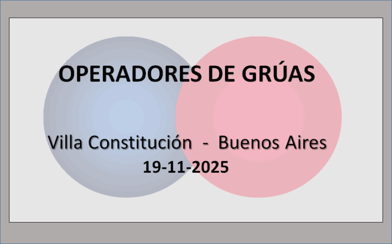 Operadores de grúas
