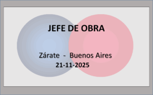 Jefe de Obra