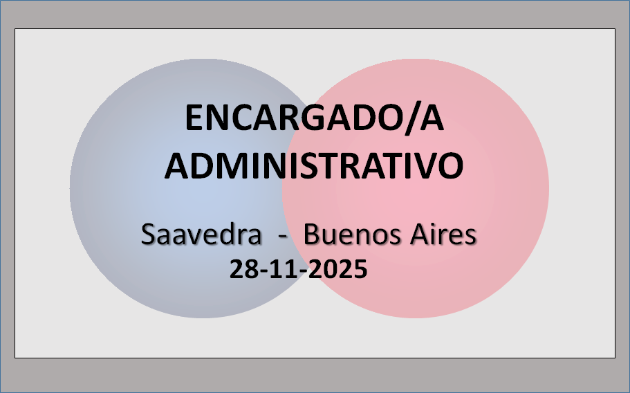 Encargado/a Administrativo