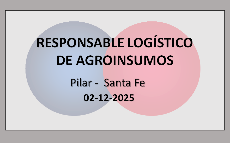 Responsable logístico de agroinsumos