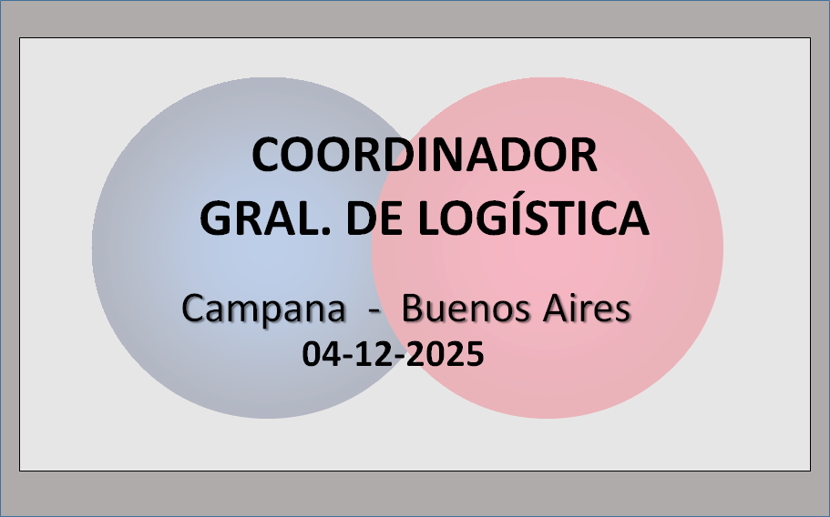 Coordinador general de Logística