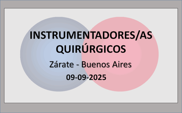 Instrumentadores/as Quirúrgicos