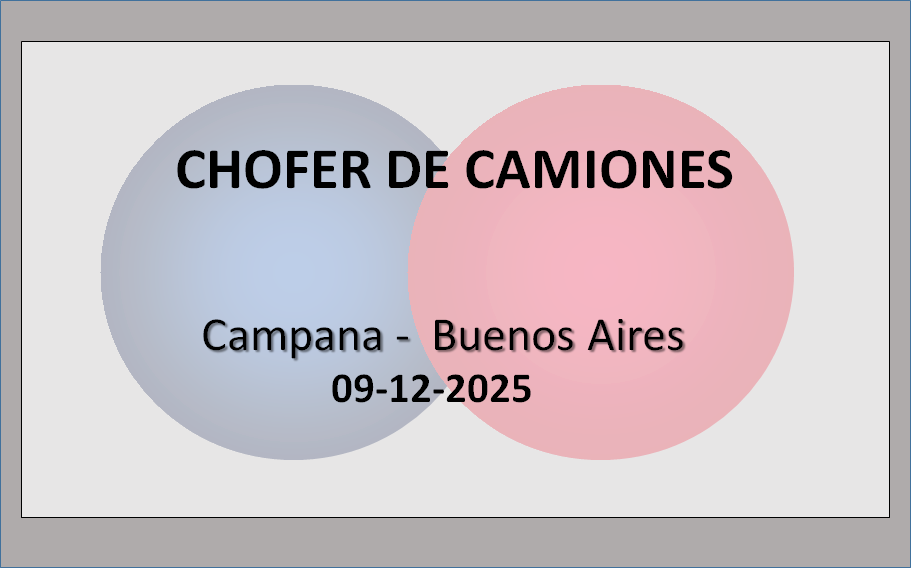 Chofer de Camiones