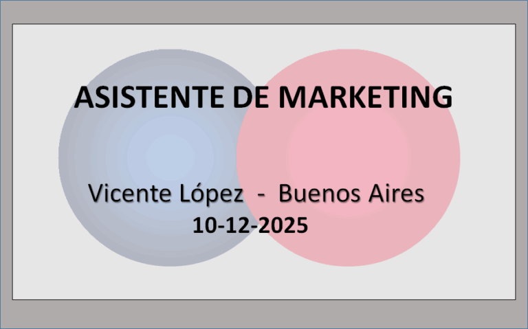 Asistente de Marketing