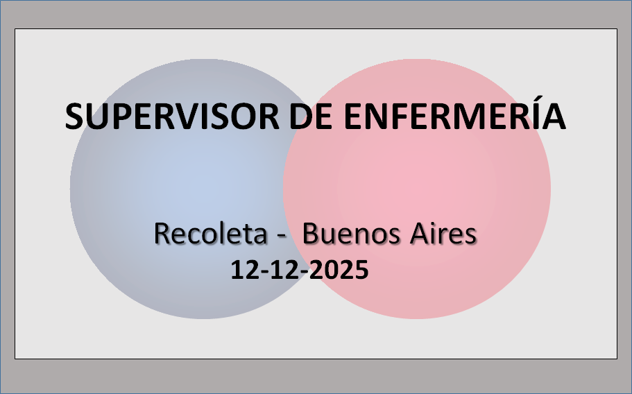 Supervisor de Enfermería - Internación (Turno noche)