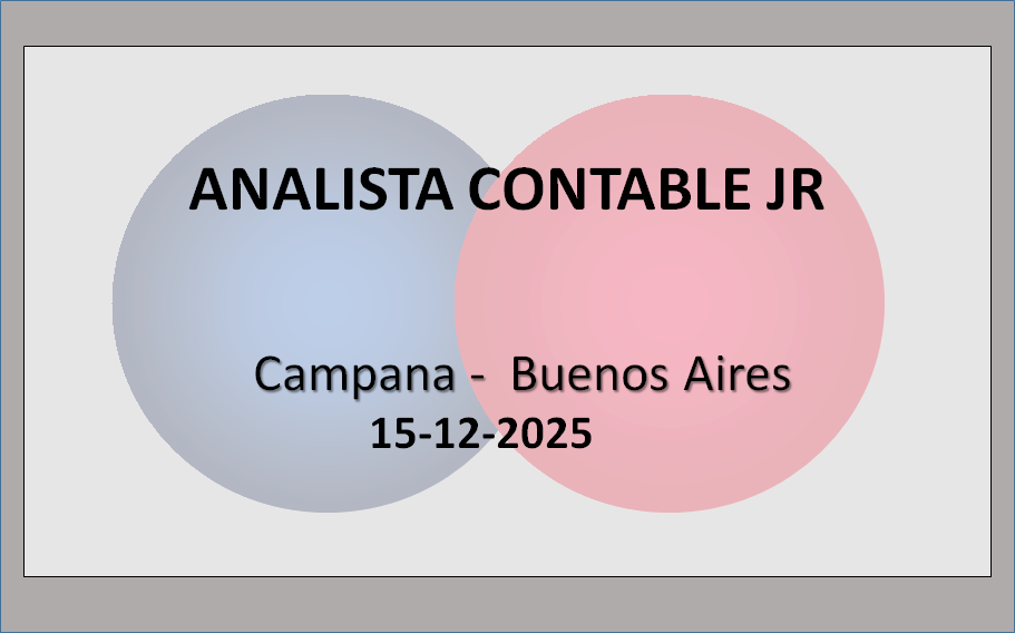 Analista Contable Jr