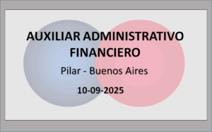 Auxiliar Administrativo Financiero