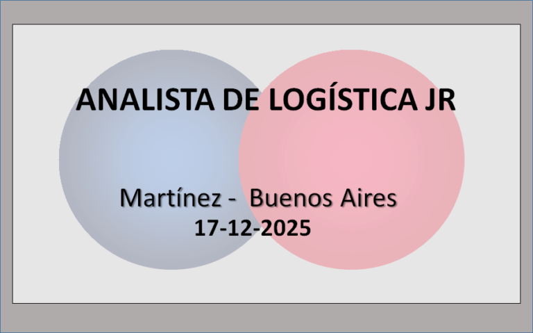 Analista de Logística JR 6 - OL Group Analista de Logística JR