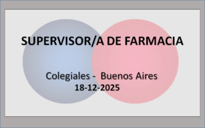 Supervisor/a de Farmacia